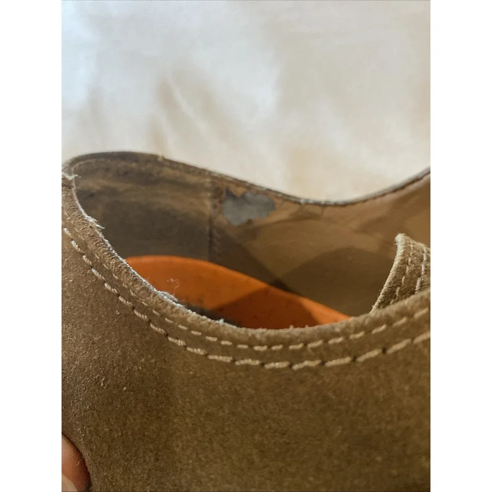 Hush‎ Puppies Shoes Detroit Plain Toe Oxford Brown Suede, Size 11.5 M HPO Flex